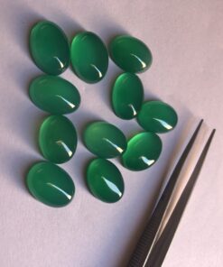 10x12mm green onyx oval