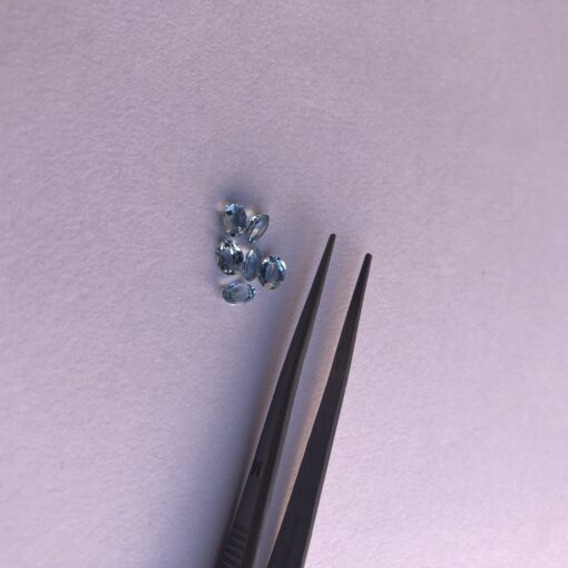 5x3mm swiss blue topaz oval cut