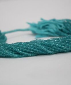 blue apatite faceted beads