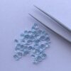 6x8mm Natural Sky Blue Topaz Oval Cut Gemstone