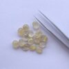 7x9mm Natural Golden Rutile Smooth Oval Cabochon