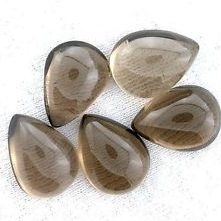 10x12mm smoky quartz pear