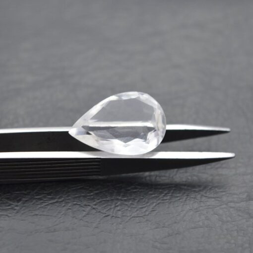 10x12mm crystal quartz pear cut