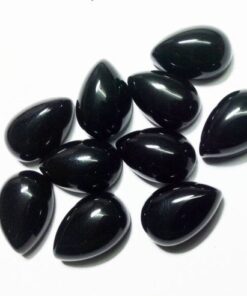 10x14mm black spinel pear