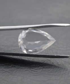 10x14mm white topaz pear cut