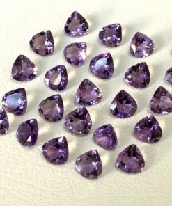 4mm amethyst heart cut