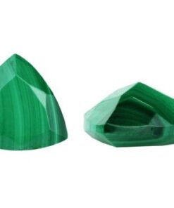 4mm malachite trillion cut