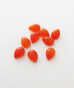 4x3mm carnelian pear