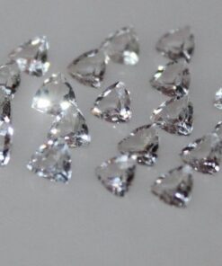 5mm white topaz trillion cut