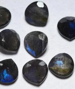 5mm labradorite heart cut