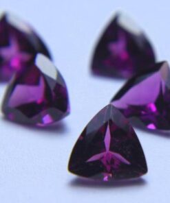 5mm rhodolite garnet trillion cut