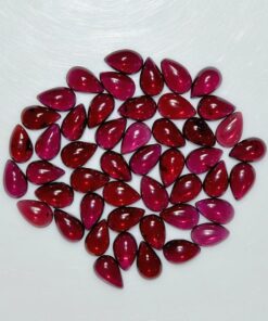 5x3mm rhodolite garnet pear