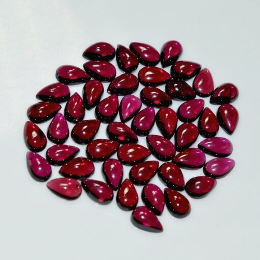 5x4mm rhodolite garnet pear