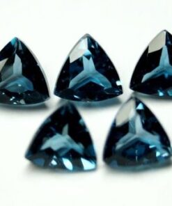 6mm london blue topaz trillion cut