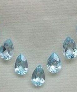 6x4mm sky blue topaz pear cut