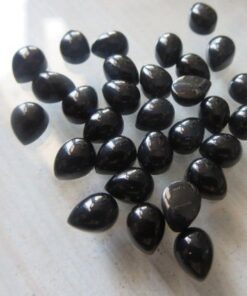 6x8mm black spinel pear