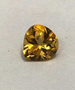 7mm citrine heart cut