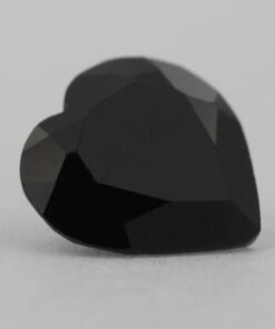 7mm black onyx heart cut