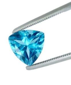 7mm swiss blue topaz trillion cut