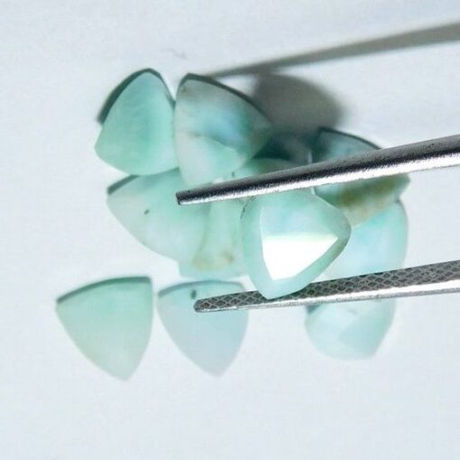 7mm larimar trillion cut