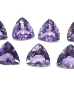 7mm amethyst trillion cut