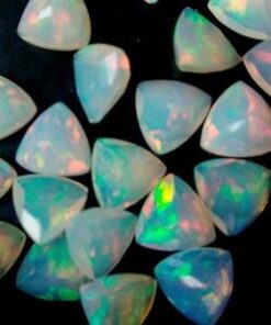 7mm ethiopian opal trillion cut