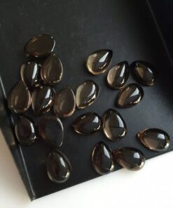 7x5mm smoky quartz pear