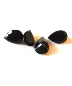 7x5mm black spinel pear cut