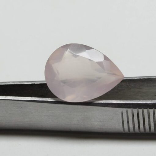 7x9mm rose quartz pear cut