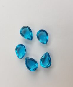 7x9mm swiss blue topaz pear