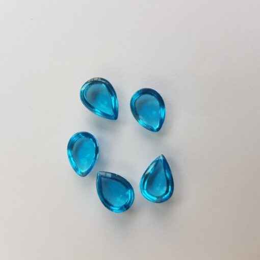 7x9mm swiss blue topaz pear