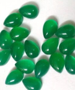 7x9mm green onyx pear