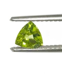 8mm peridot trillion cut