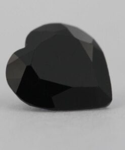 8mm black onyx heart cut