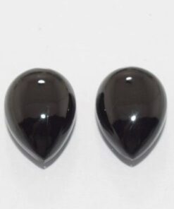 8x10mm black spinel pear