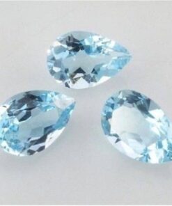 8x10mm sky blue topaz pear cut