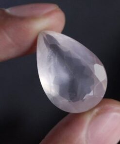 8x10mm rose quartz pear cut