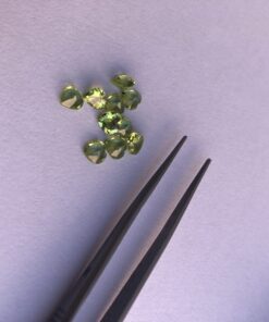 5mm peridot heart cut