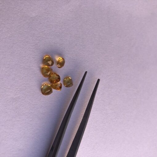 5mm citrine heart cut