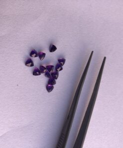 5mm african amethyst trillion cut