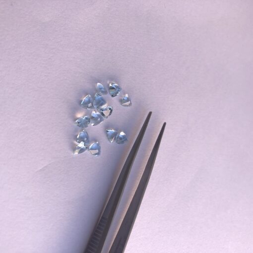 5mm sky blue topaz trillion cut