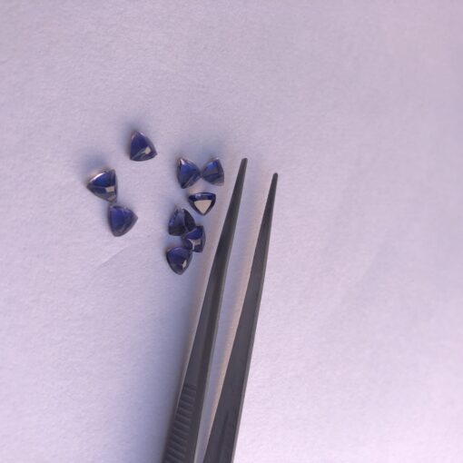 4mm iolite trillion cut