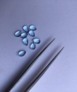 6x4mm swiss blue topaz pear