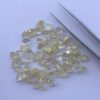 6mm Natural Golden Rutile Trillion Cut Gemstone