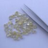 7mm Natural Golden Rutile Trillion Cut Gemstone