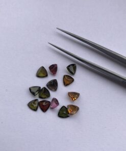 5mm multi tourmaline trillion cut