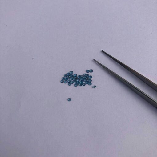 1.5mm london blue topaz round cut