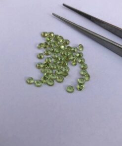 2.75mm peridot round cut