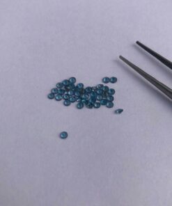 2.75mm london blue topaz round cut