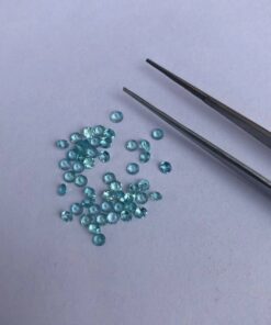 2.75mm blue apatite round cut